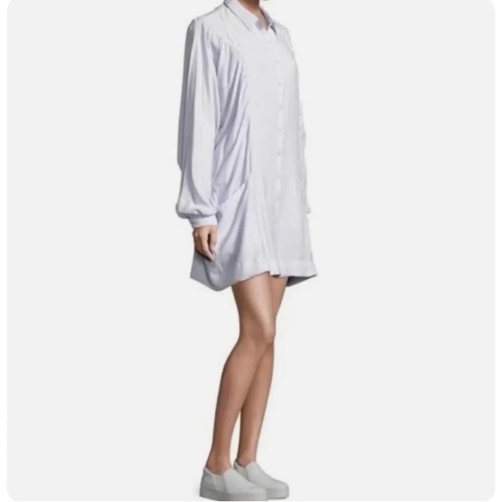 Free People Women's Fade Away Oversized Mini Shirtdress Small